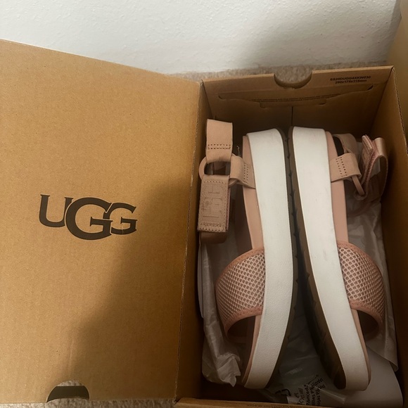 UGG Shoes - UGG Blush and White Platform Sandals